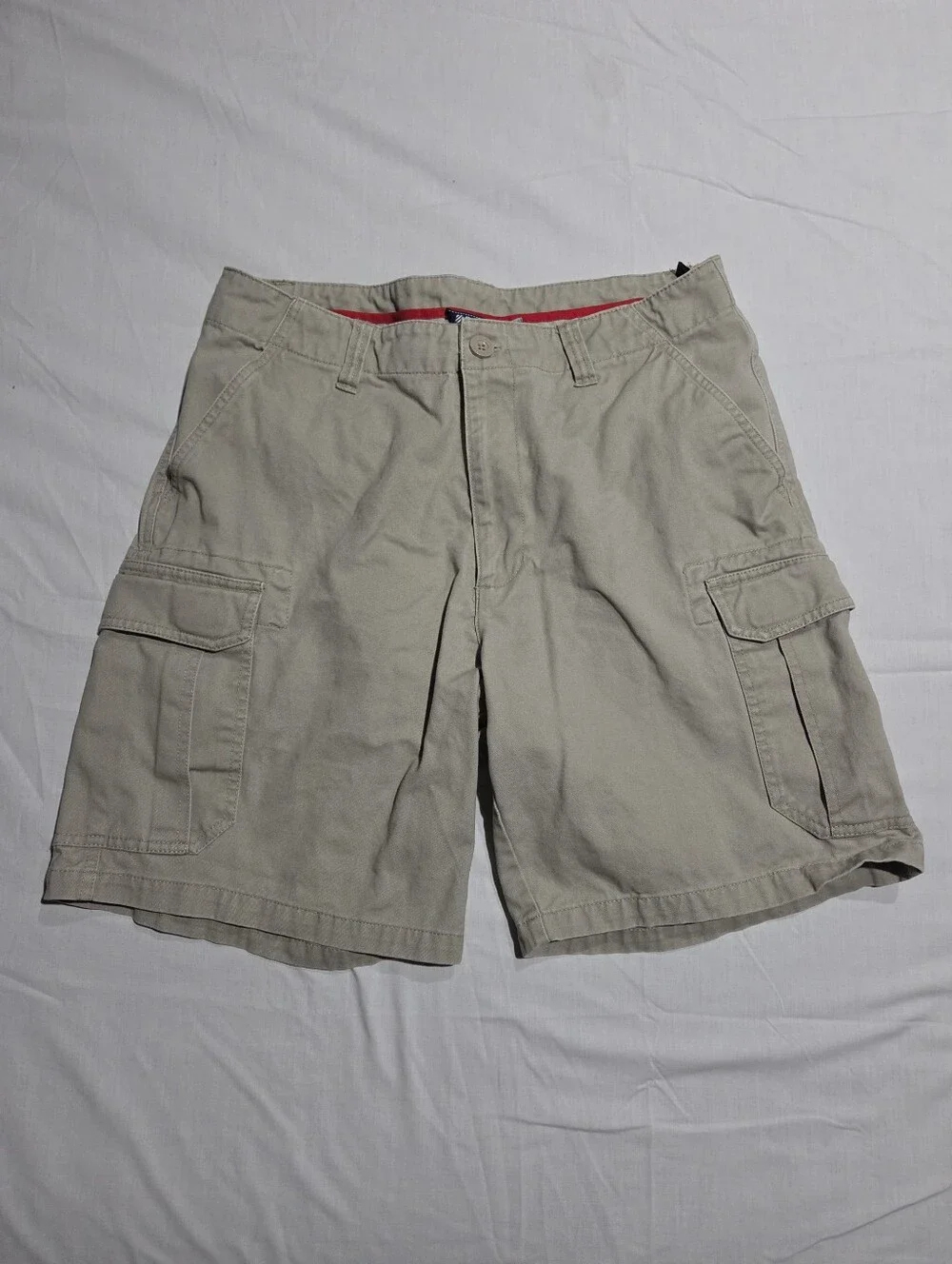 West Marine Dock Short-2 Tan Cargo Shorts 32 100% Cotton